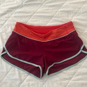 Lululemon womens speed shorts size 6